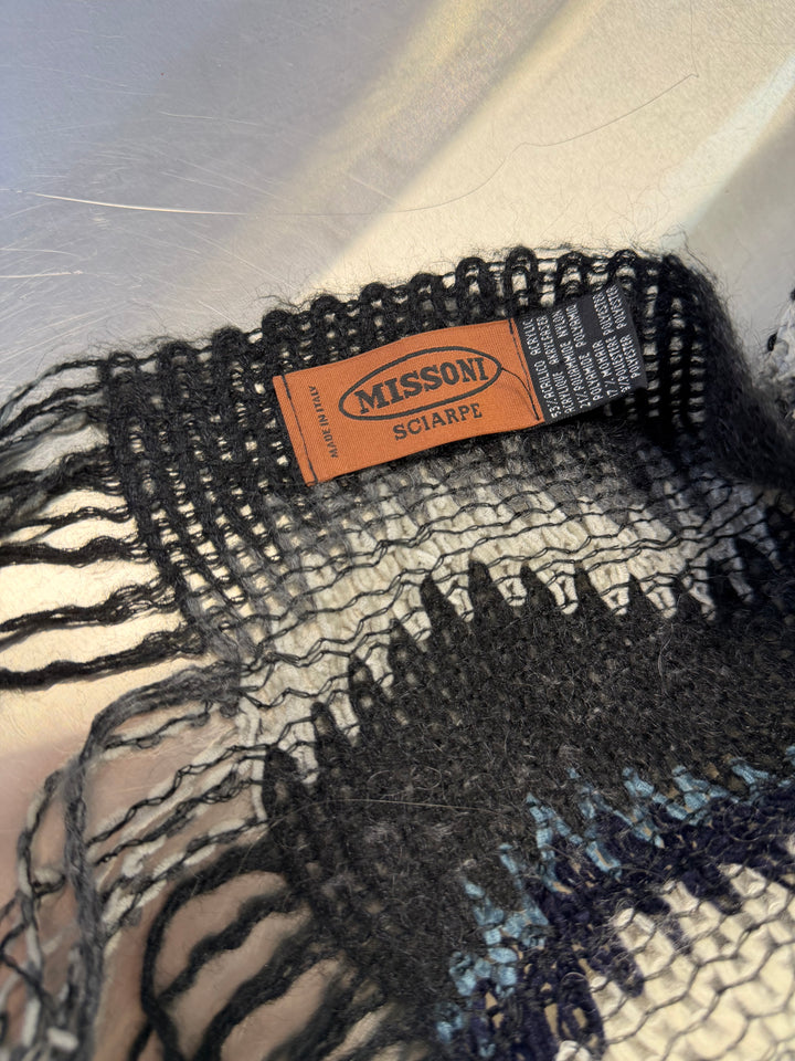 Missoni vintage open-knit mohair scarf