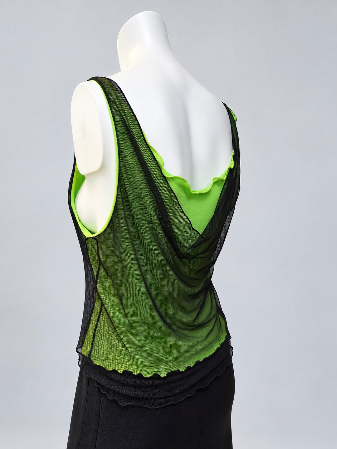 Fiorucci reversible mesh tank top