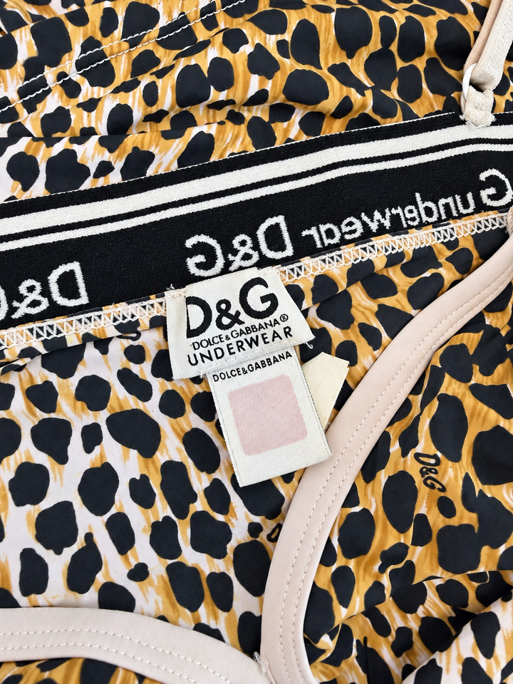 Dolce&Gabbana Underwear leopard print camisole top