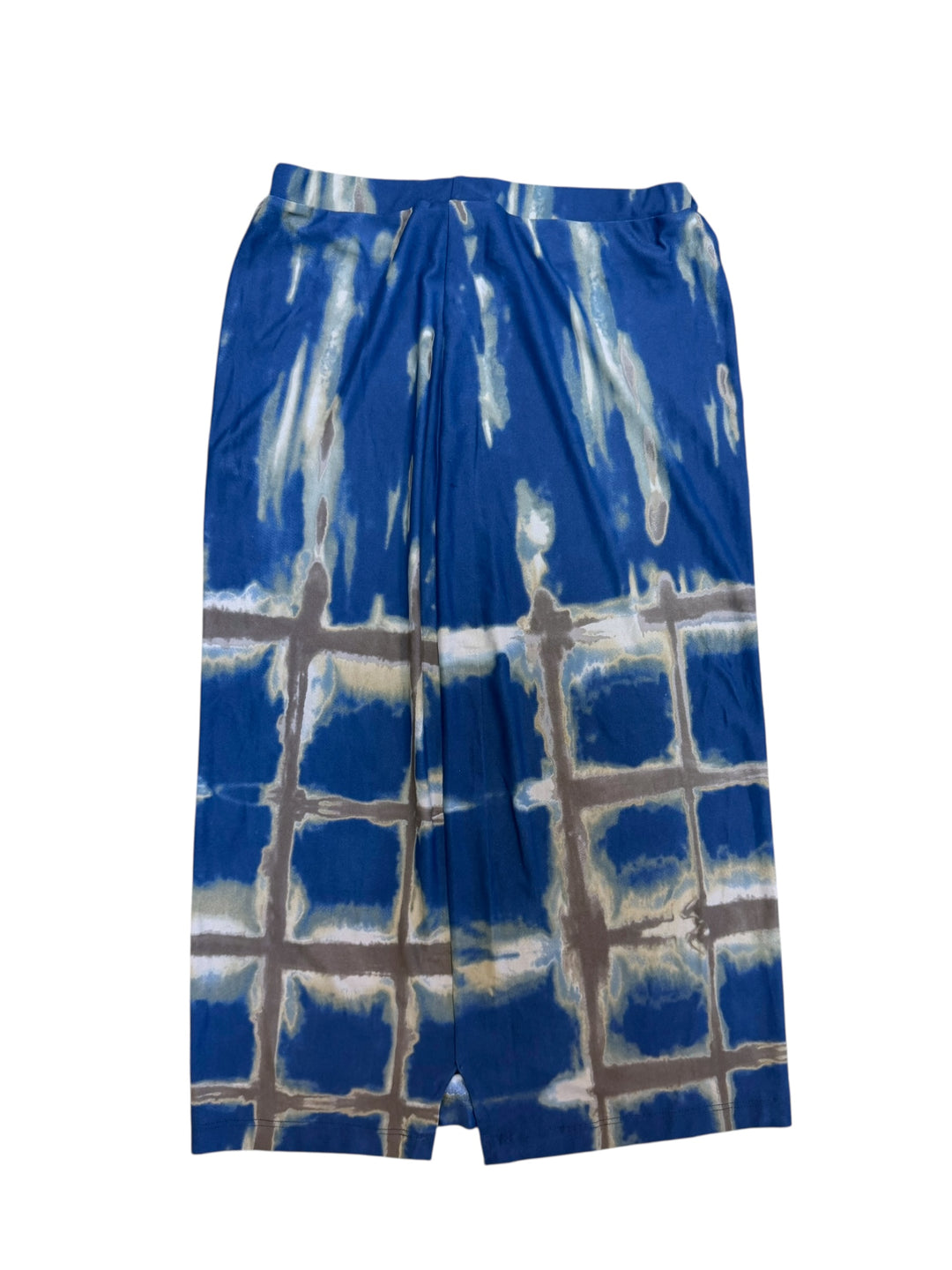 Legatte jeans tie dye patterned skirt