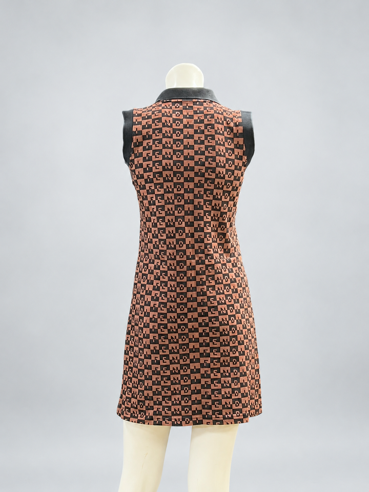 Fendi Vintage Monogram Polo Dress S/M