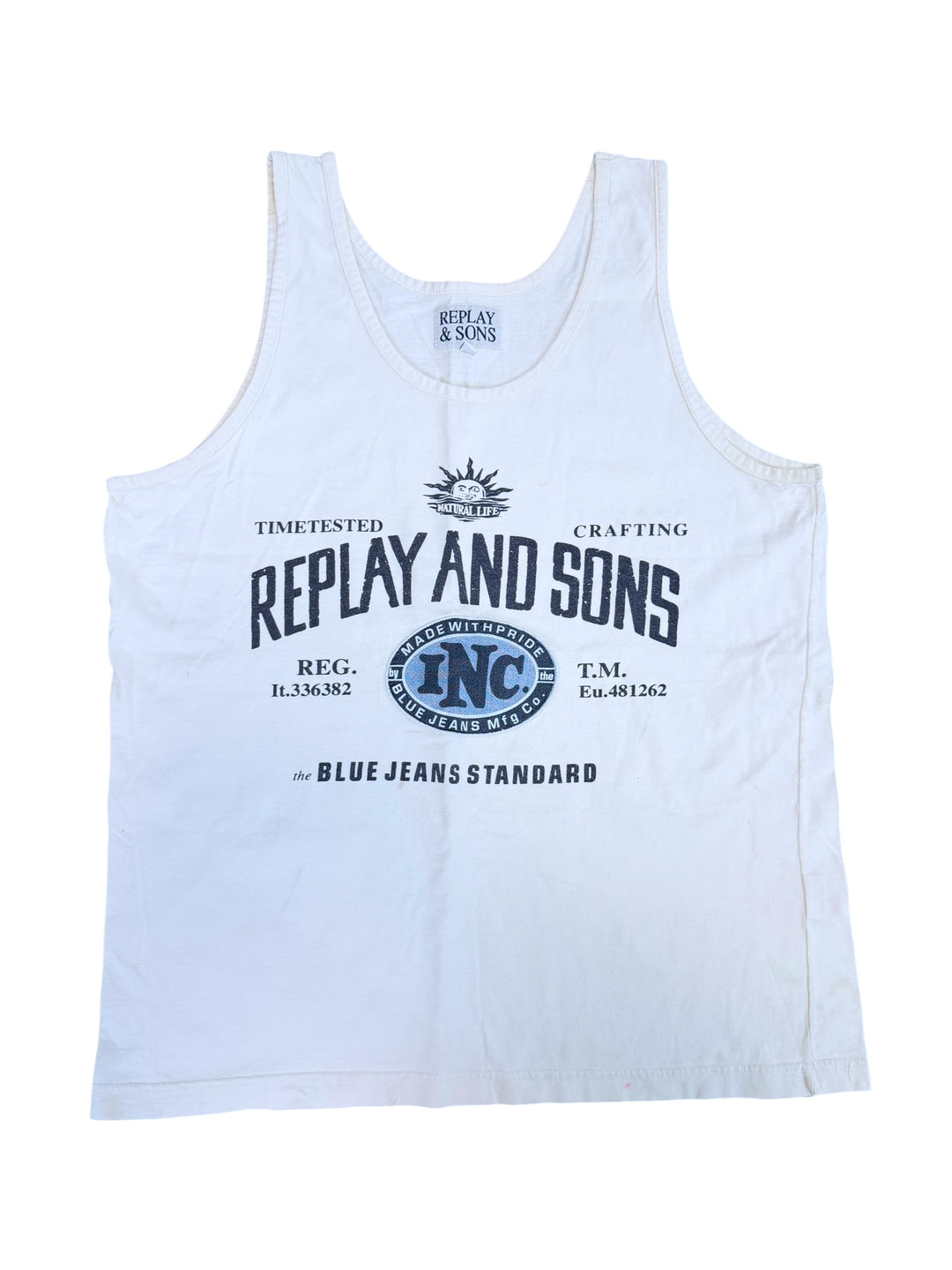 Replay Replay & Sons graphic tank top