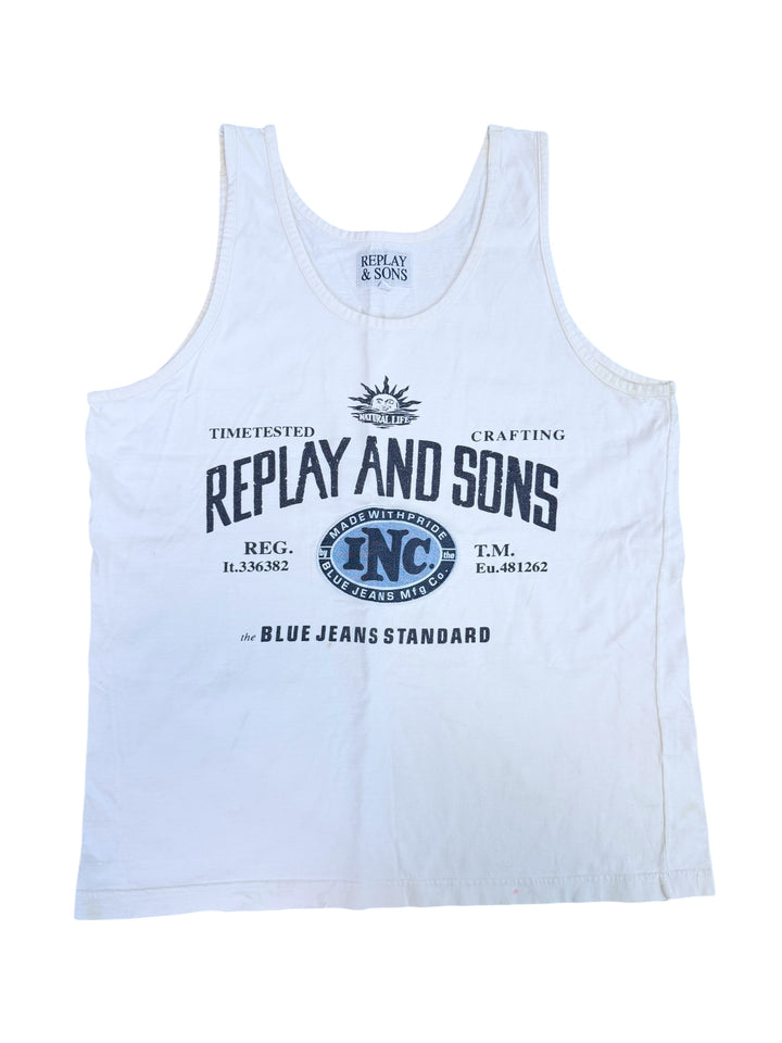 Replay Replay & Sons graphic tank top