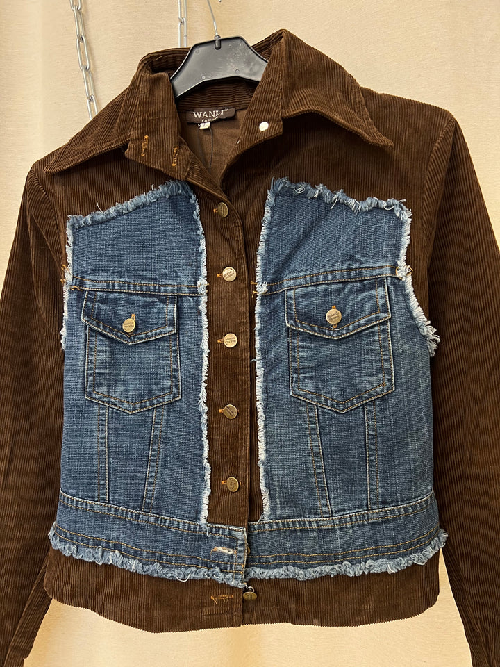 Vintage Corduroy Jeans Jacket Women’s Large