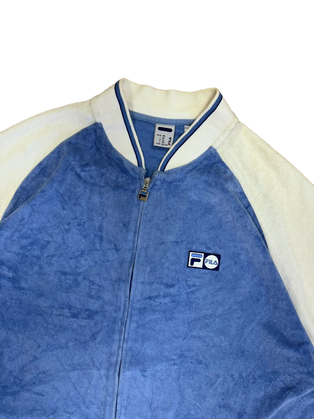 Fila vintage Velour T-shirt jacket men’s XXL
