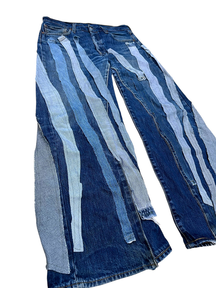 Upcycled Levi’s Patchwork Jeans Men’s Medium