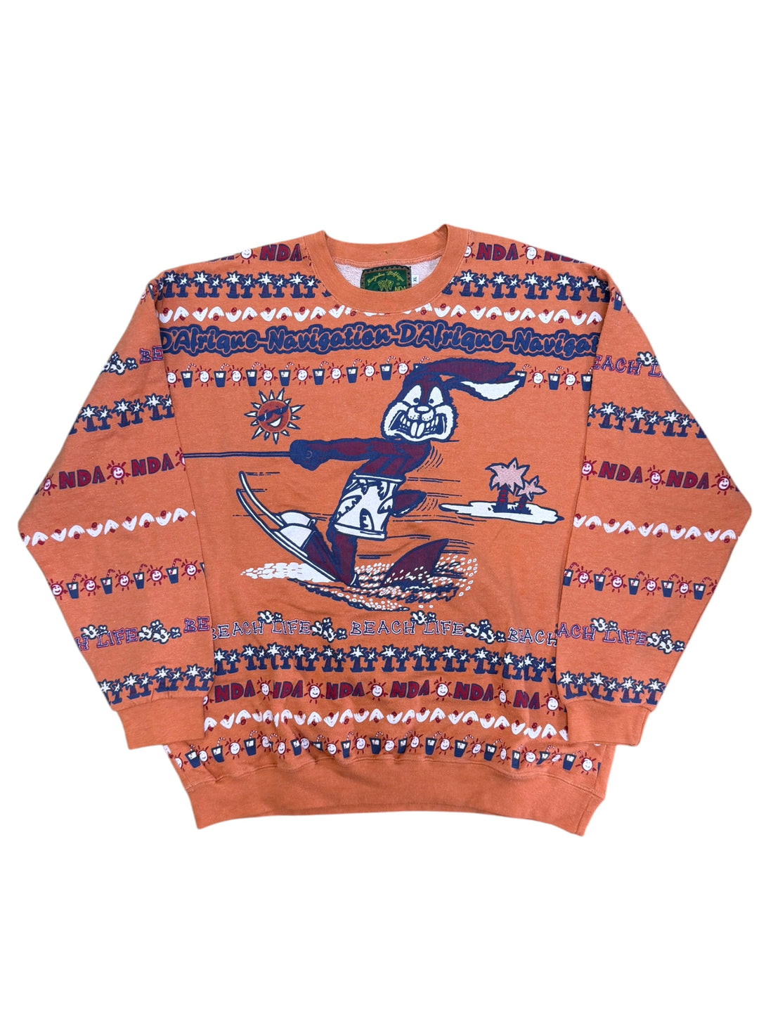 Navigation D’Afrique Bugs Bunny water ski sweatshirt