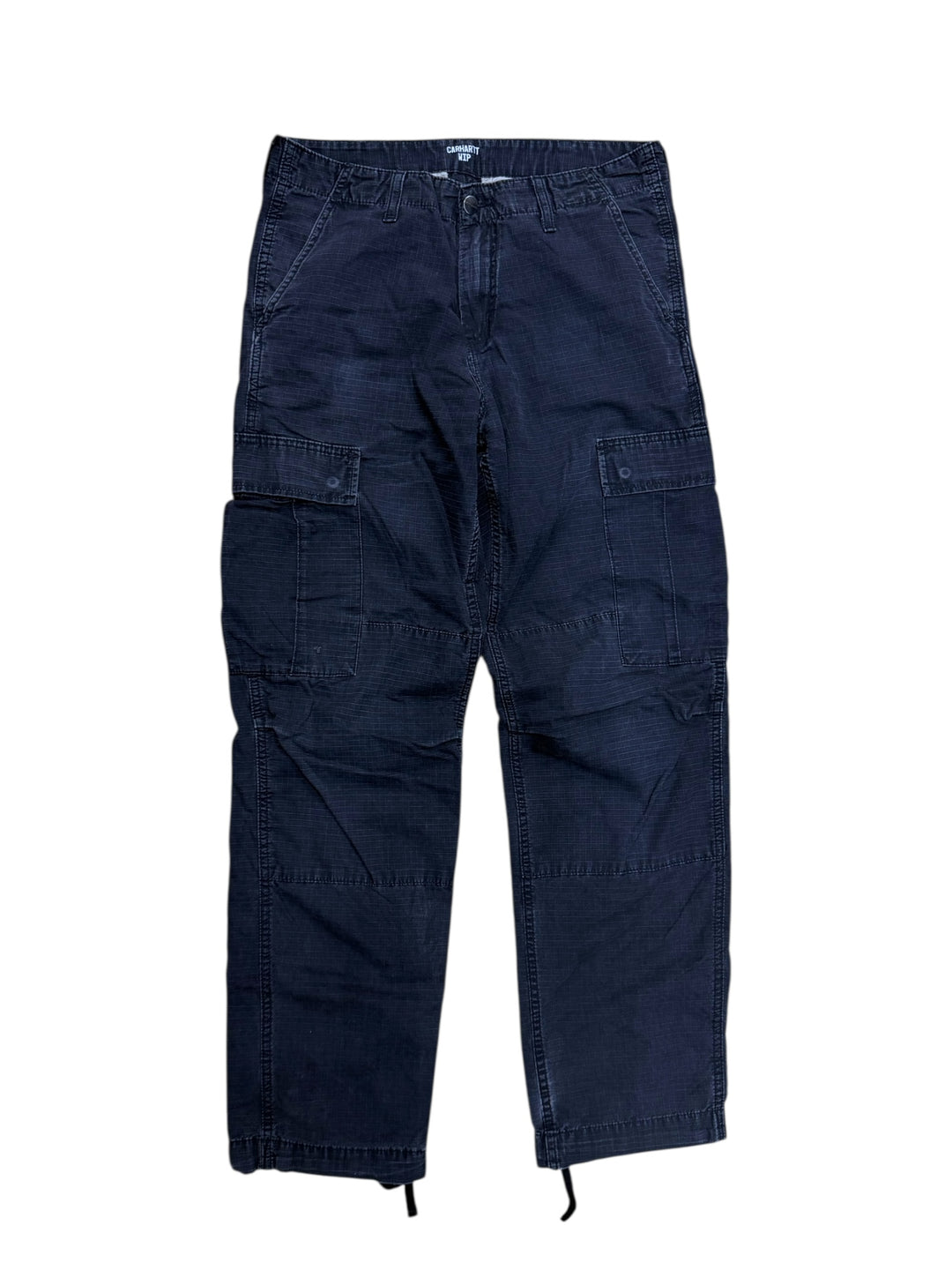 Carhartt WIP Regular Navy Ripstop Cargo Pants (W30 L32)