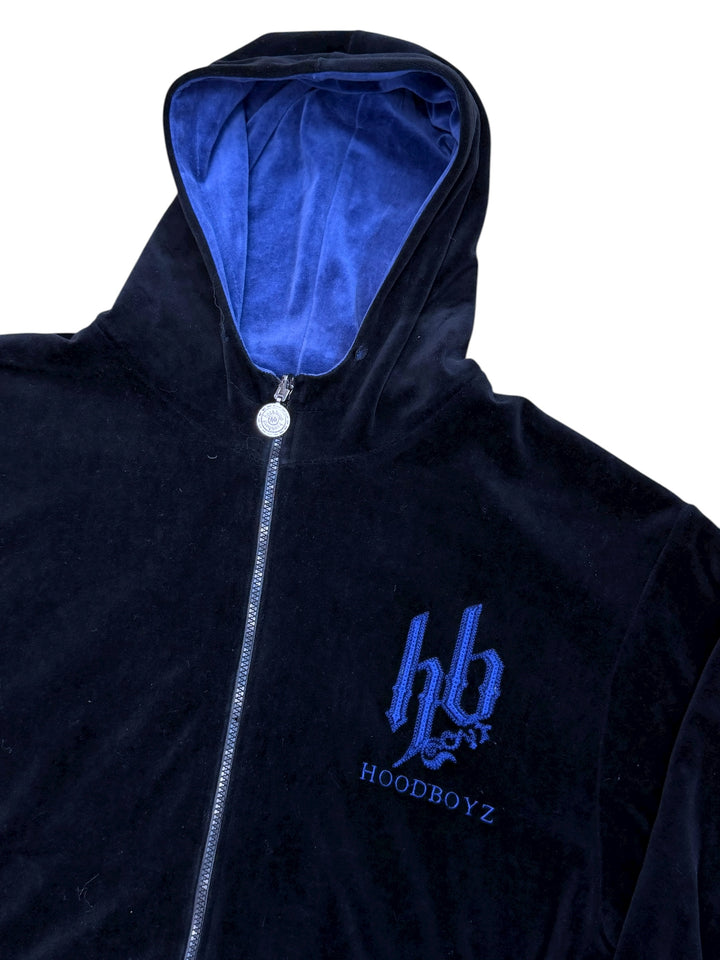 HoodBoyz reversible velour hoodie