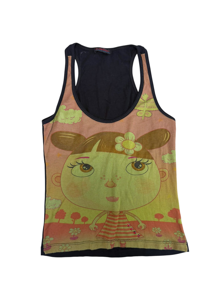 Custo Barcelona graphic tank top small