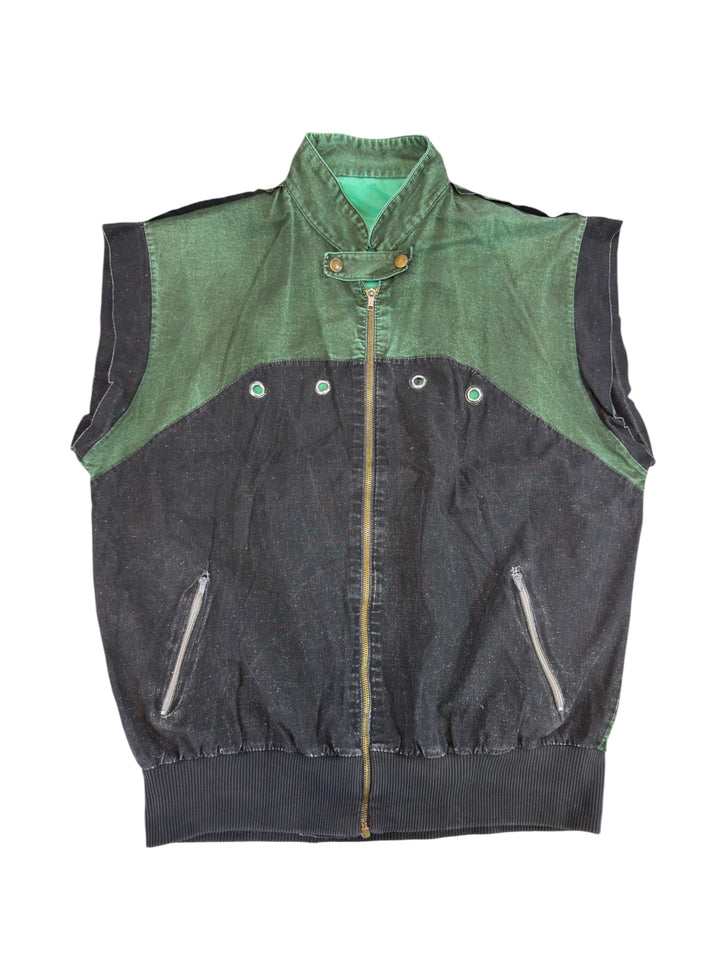 Vintage technical zip vest