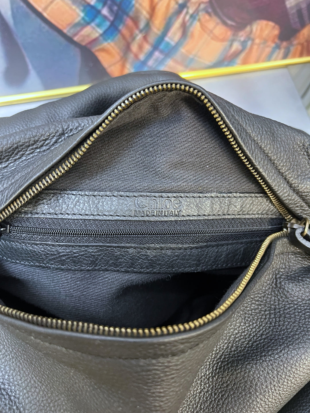 Chloé Fall 2004 Black Leather Silverado Bag