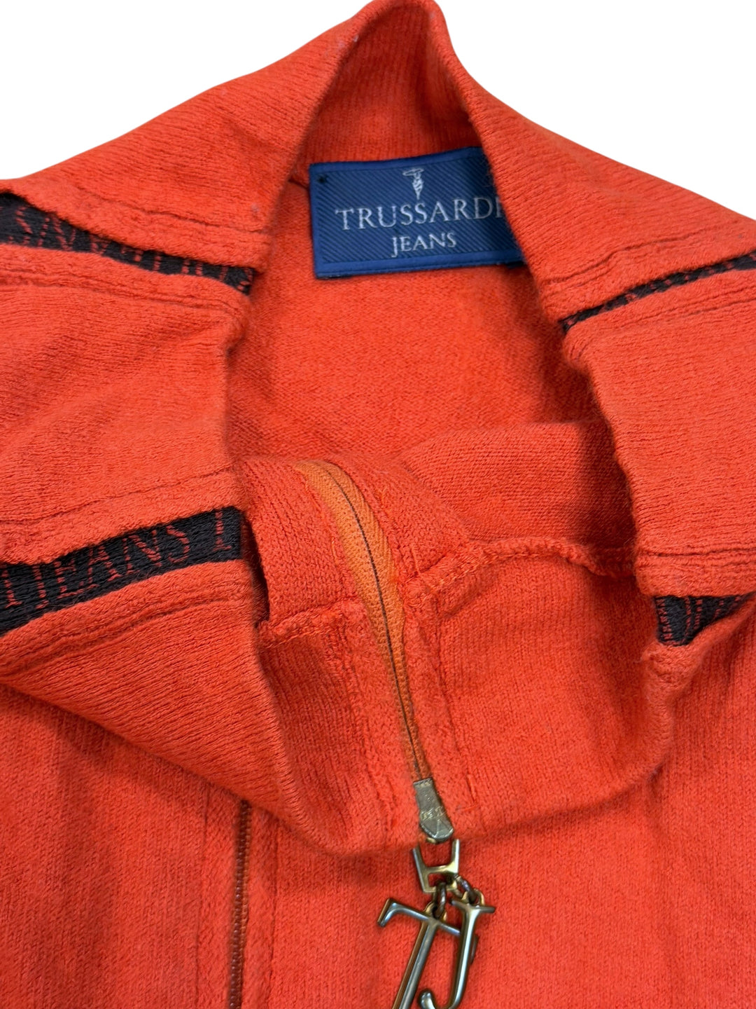 Trussardi Vintage Zip-Up Knit Sweater Women’s Large