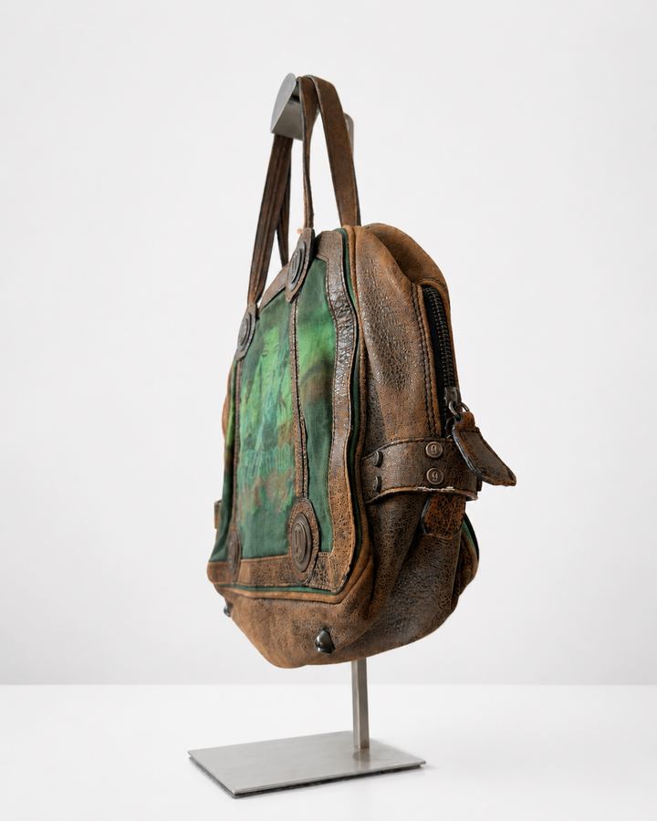 Galliano rare archive 2007 portrait Boston bag