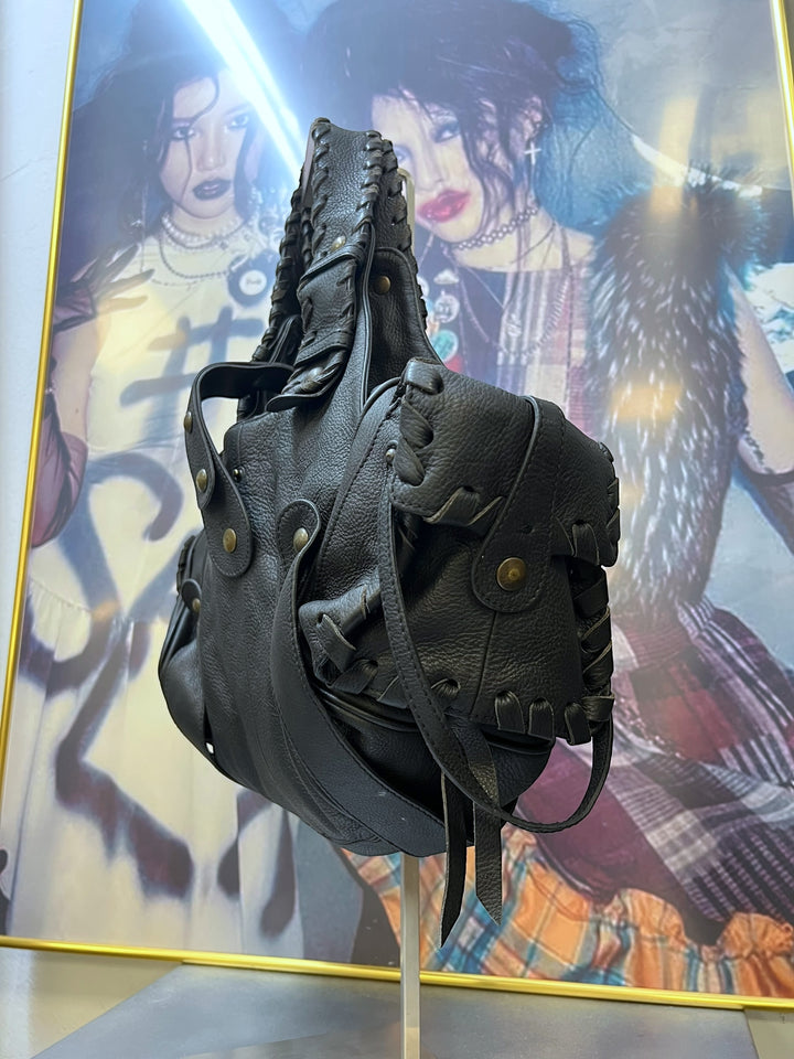 Chloé Fall 2004 Black Leather Silverado Bag