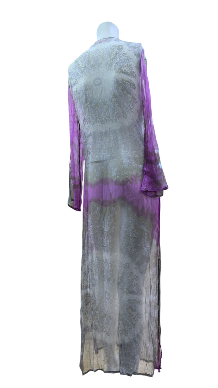 Omai embellished sheer maxi dress