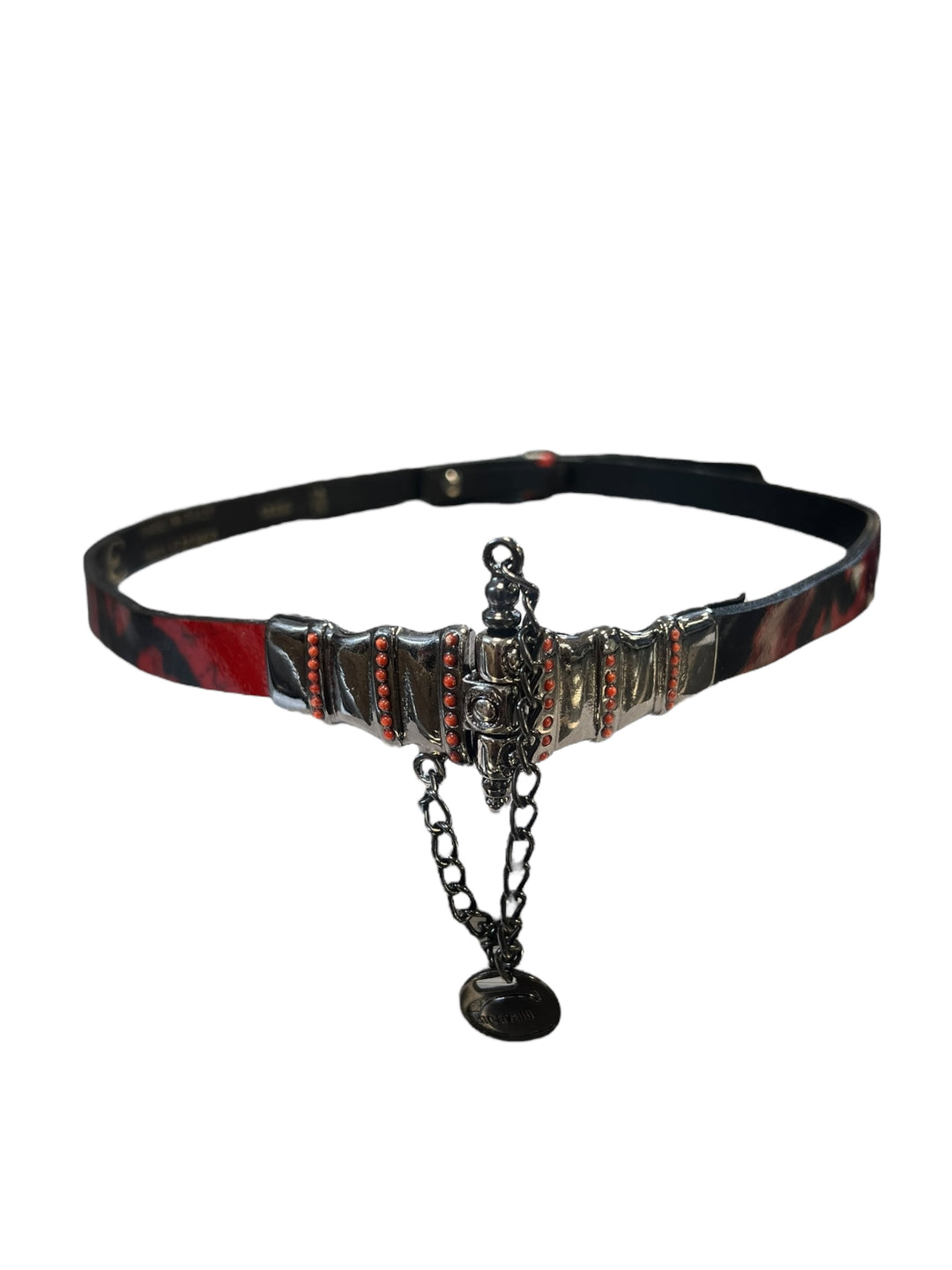 Just Cavalli leather Snakeskin printed belt