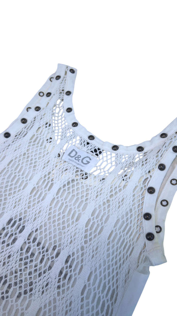 Dolce&Gabbana vintage studded heart top