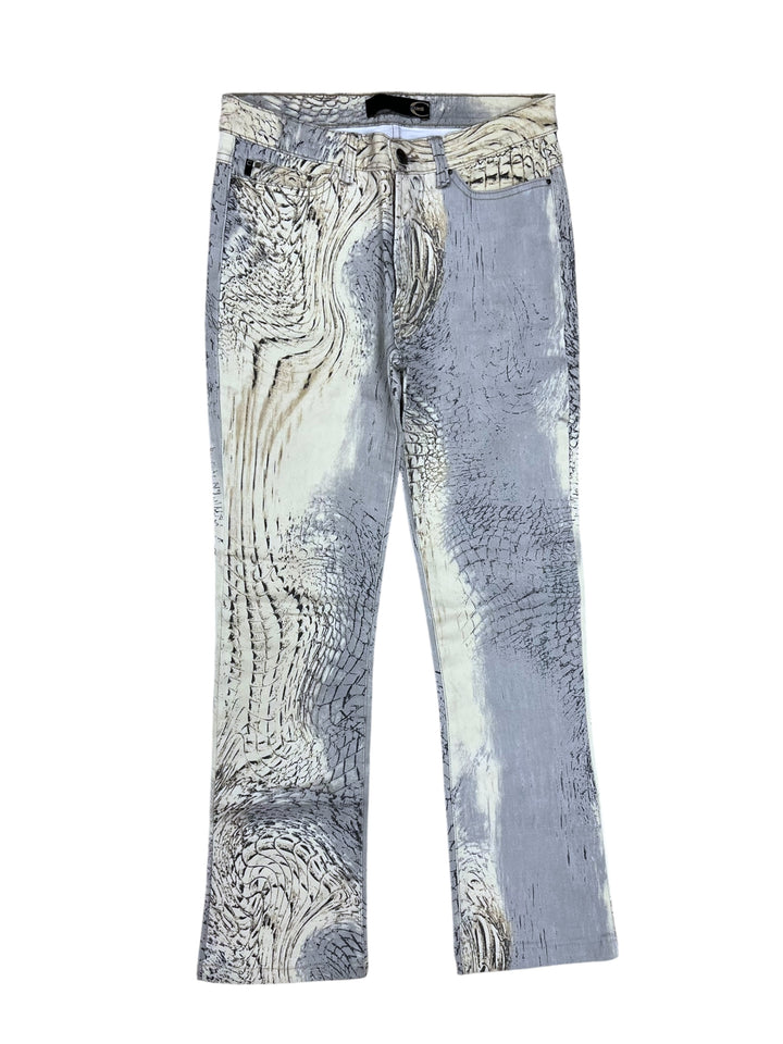 Just Cavalli SS2002 Natural Eroded Jeans Small(eu34)