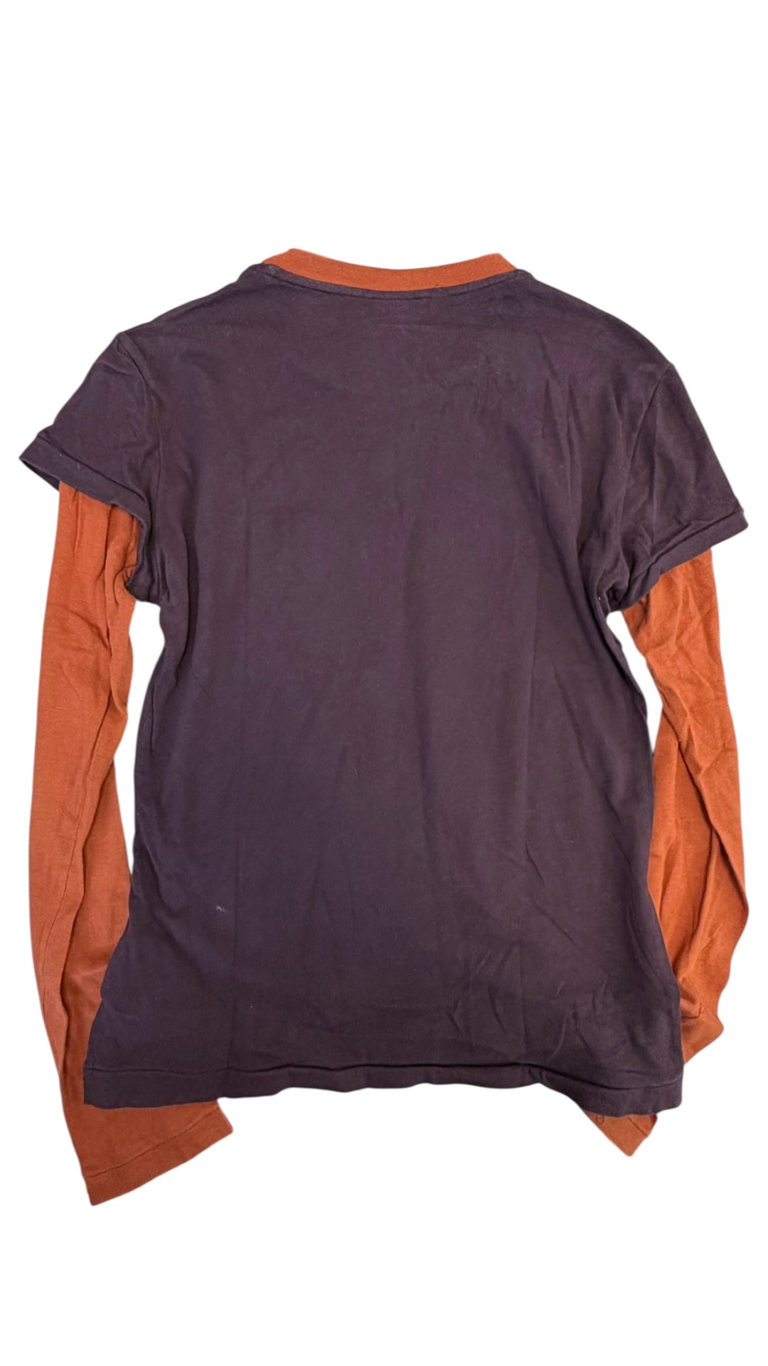 Dolce&Gabbana 2000s layered graphic long sleeve top