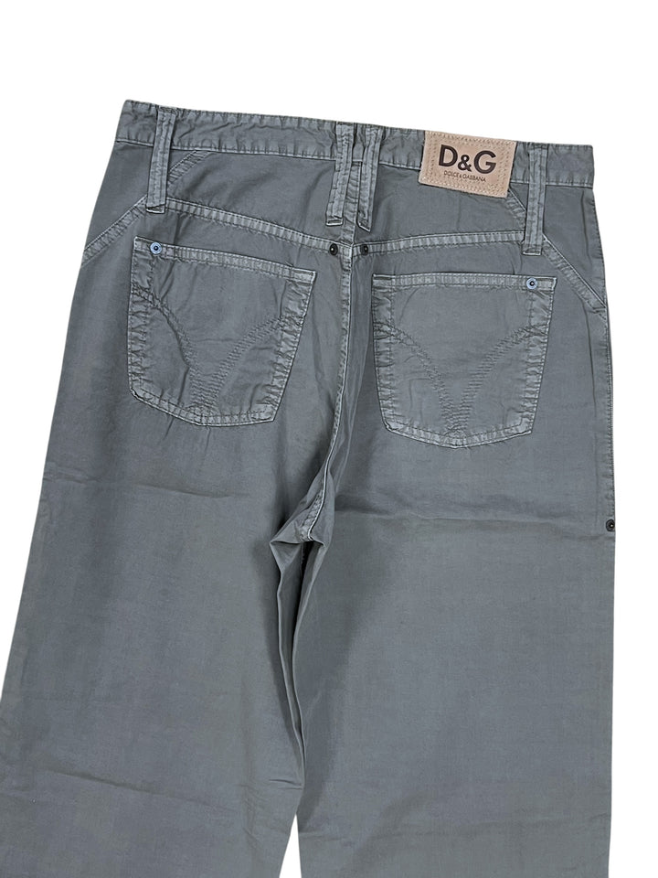 Dolce & Gabbana Cotton Straight Leg Pants Men’s Medium 33/47