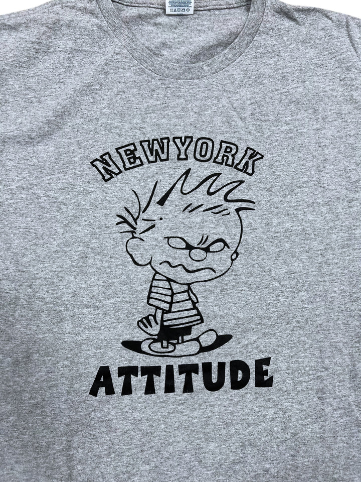 Vintage “New York Attitude” Calvin Graphic Tee Large