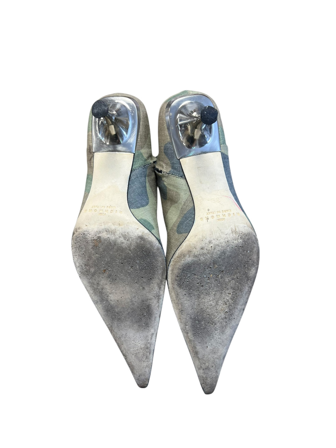 John Richmond 2000’s camo heels boots size39