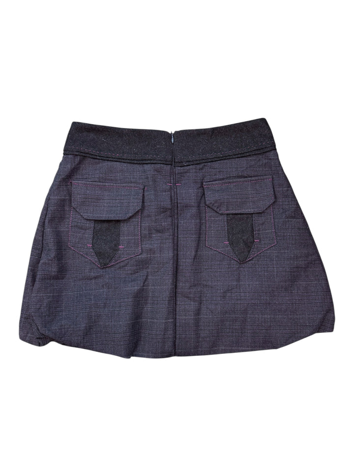Annarita N structured wool blend mini skirt