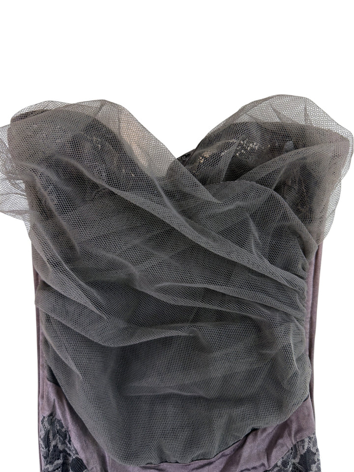 La Perla draped tulle lace bodysuit