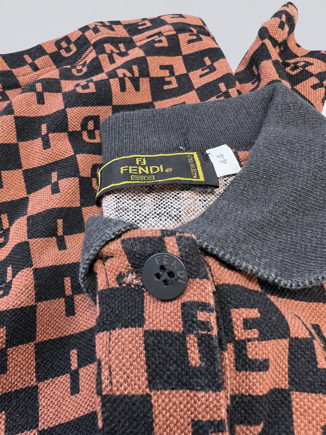 Fendi Vintage Monogram Polo Dress S/M