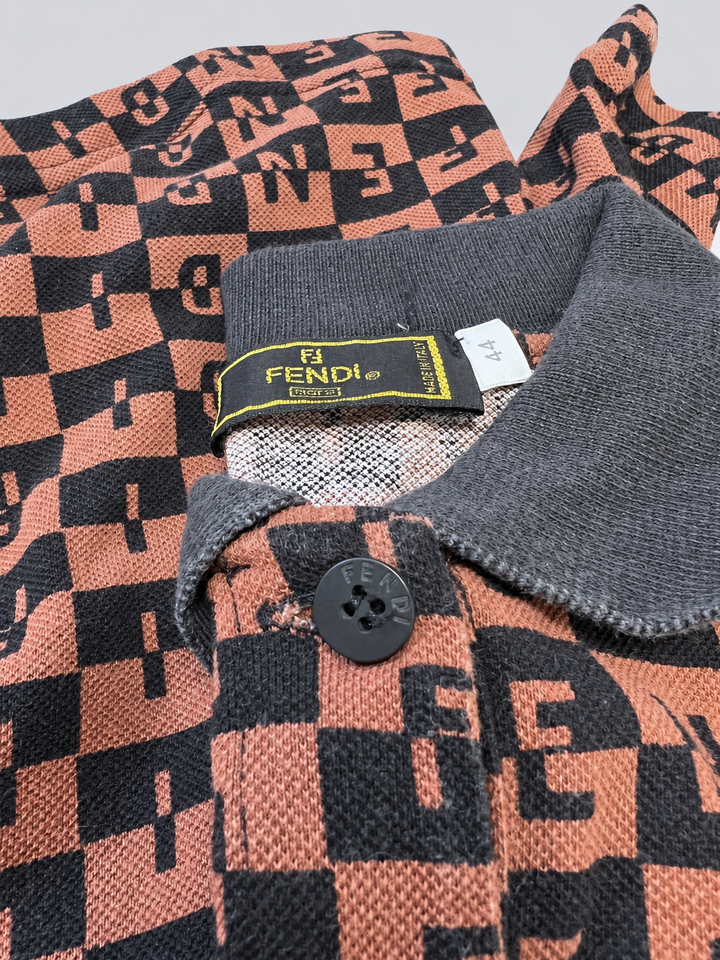 Fendi Vintage Monogram Polo Dress S/M