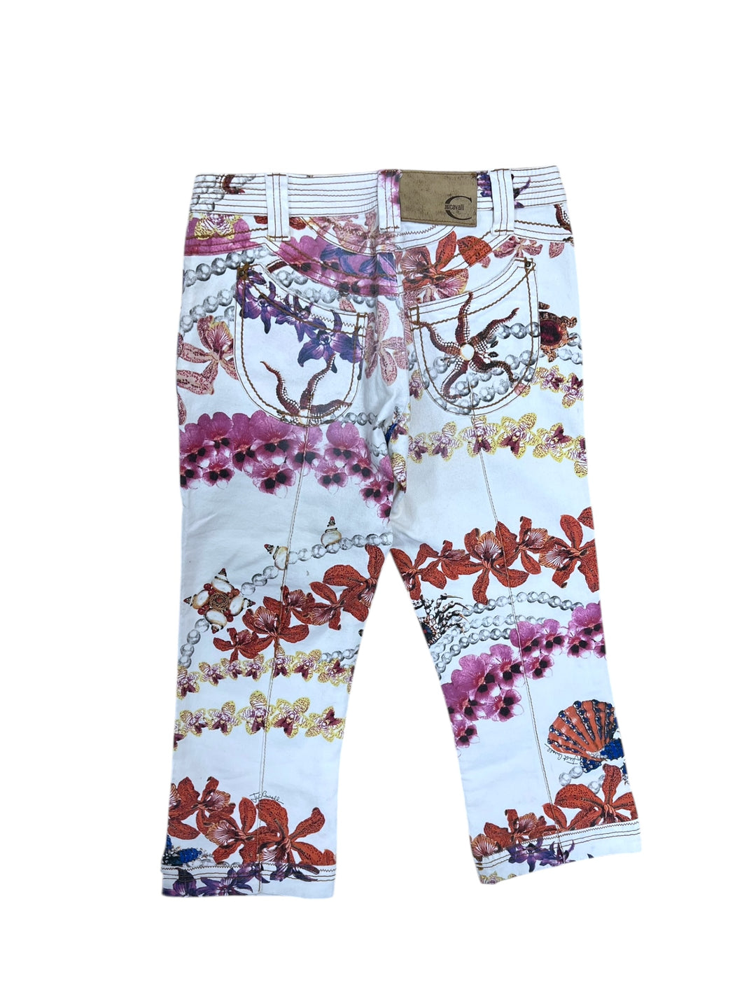 Just Cavalli Floral Print Capri Jeans small(34)