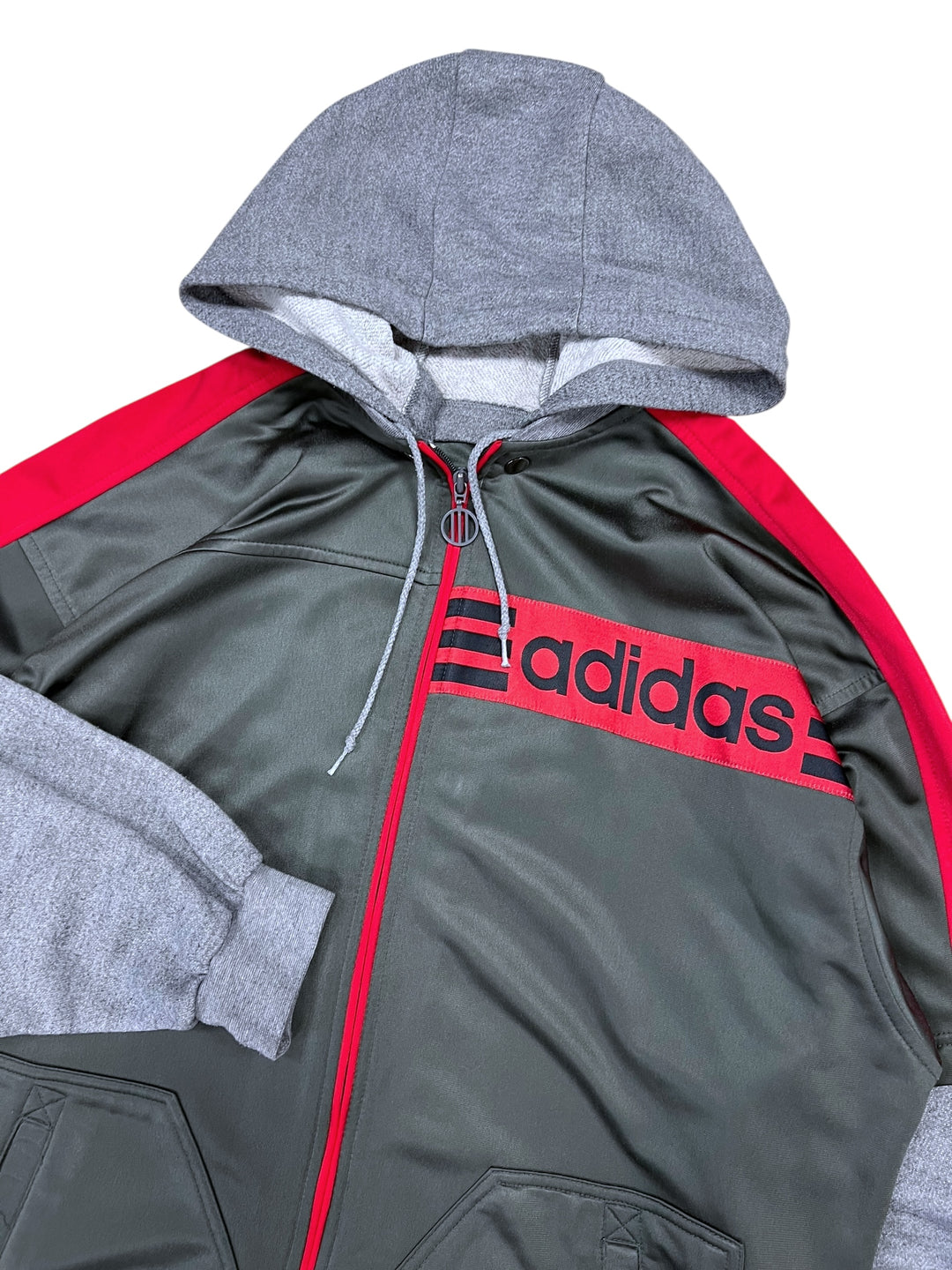 Adidas Vintage Hooded Jacket Men’s Medium
