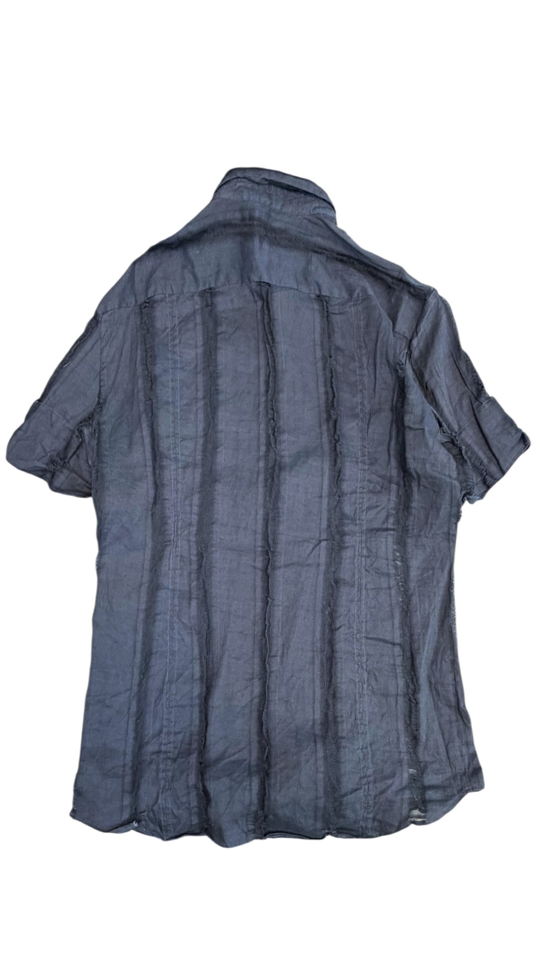 Costume National Homme distressed seam shirt