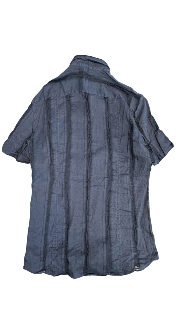 Costume National Homme distressed seam shirt