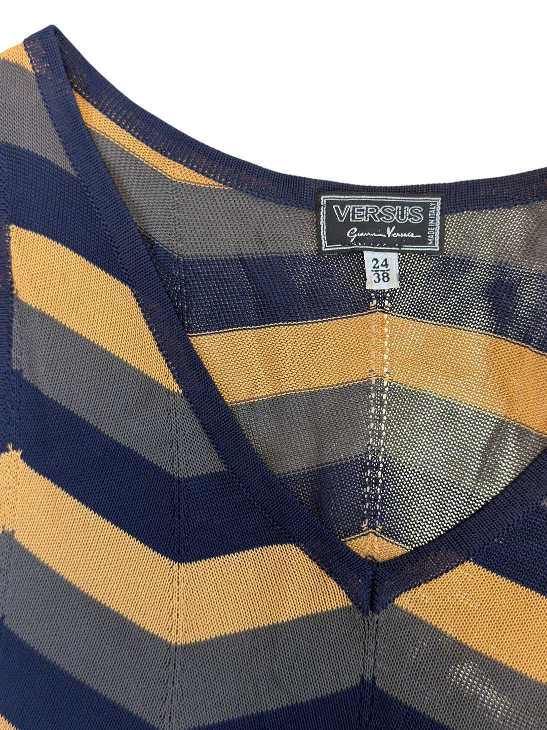 Versus Gianni Versace striped knit top