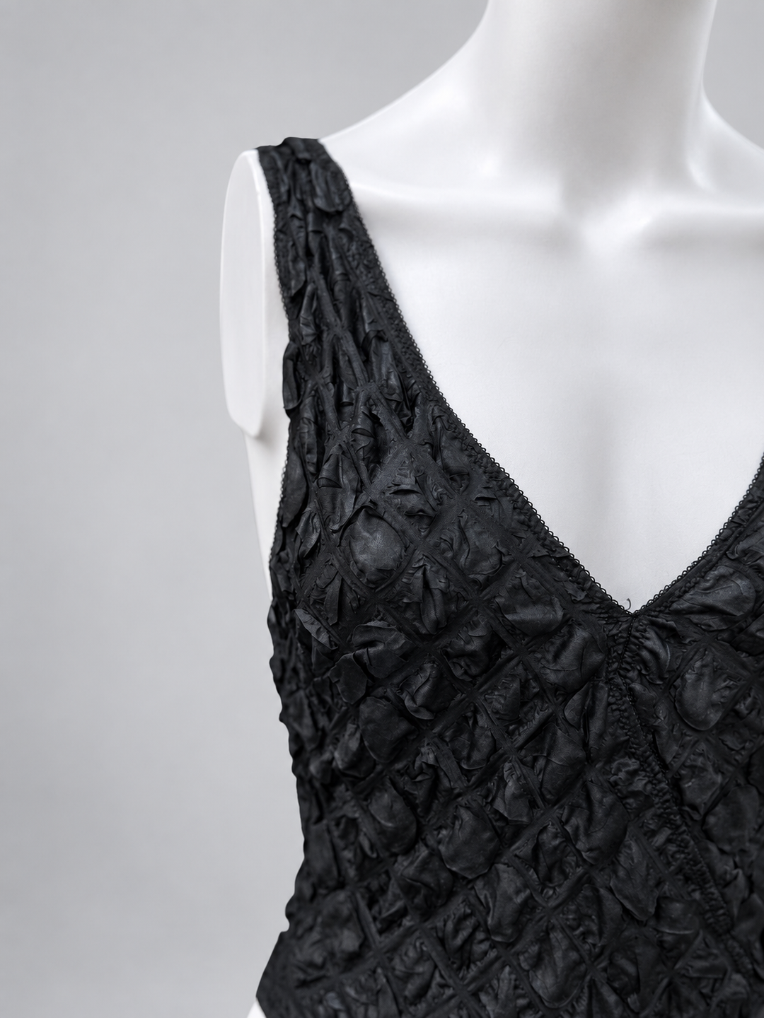 Gianni Versace Intimo textured black bodysuit