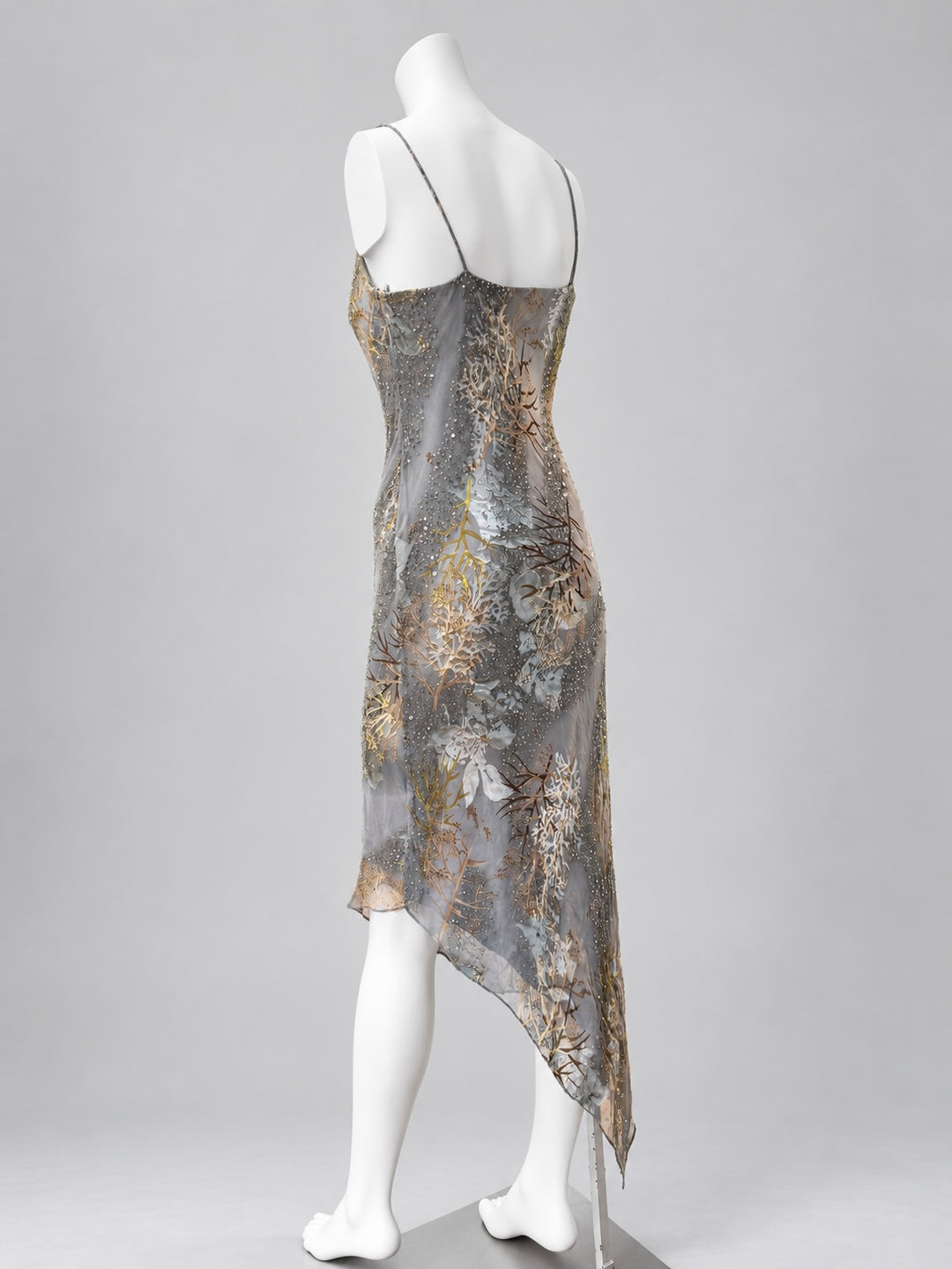 Caterina Masoni embellished silk dress