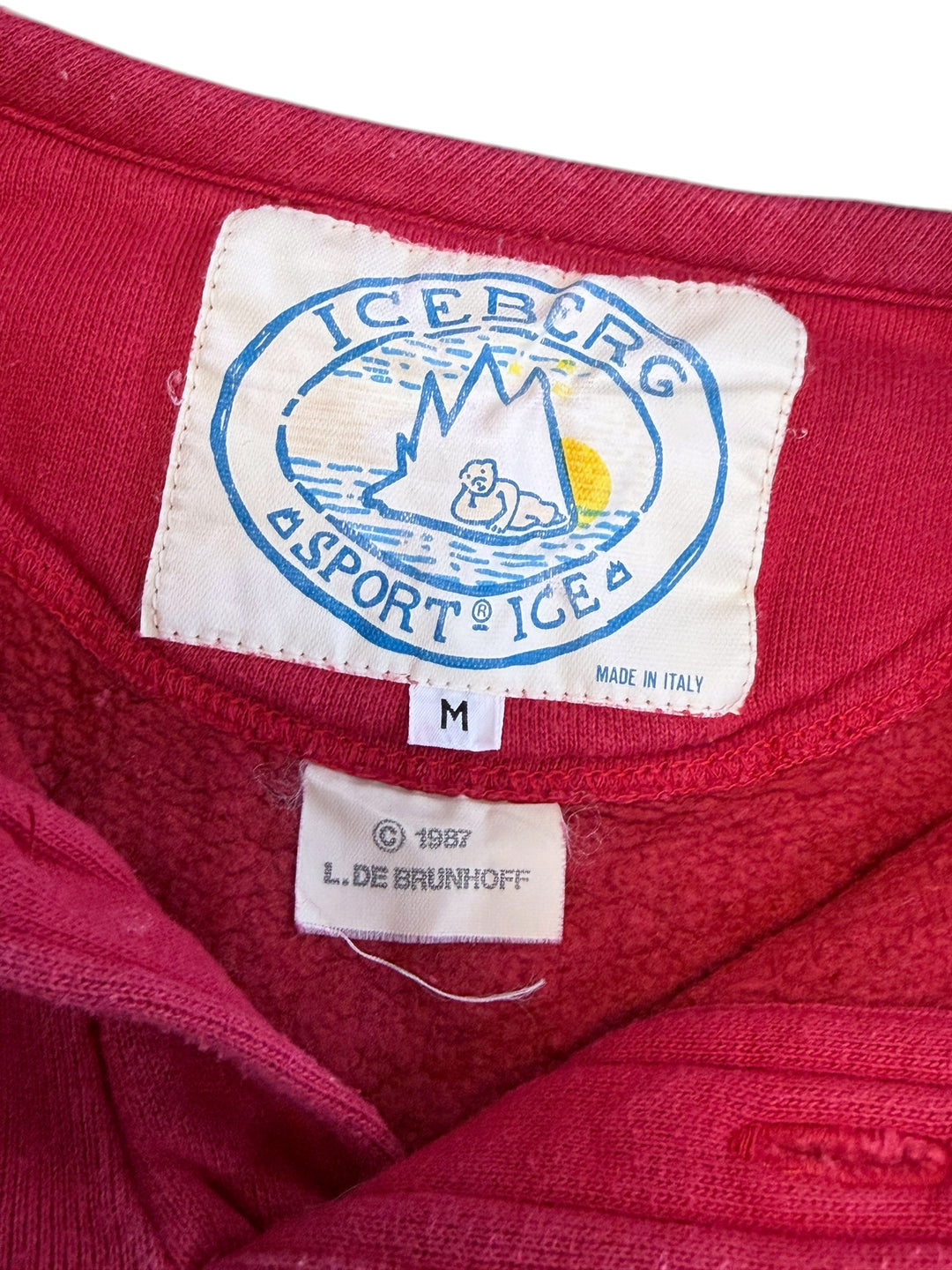 Iceberg Sport Ice Babar embroidered vintage sweatshirt
