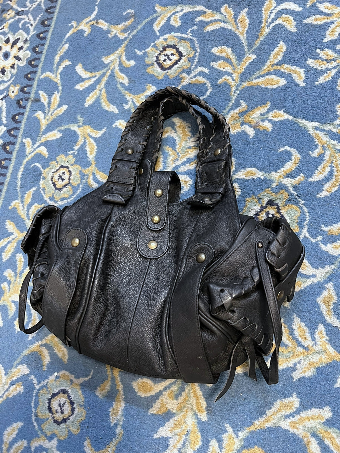 Chloé Fall 2004 Black Leather Silverado Bag