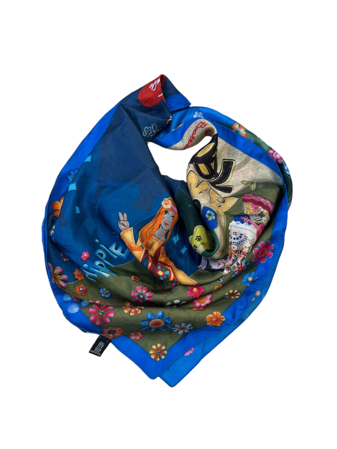 Braccialini vintage silk neckerchief