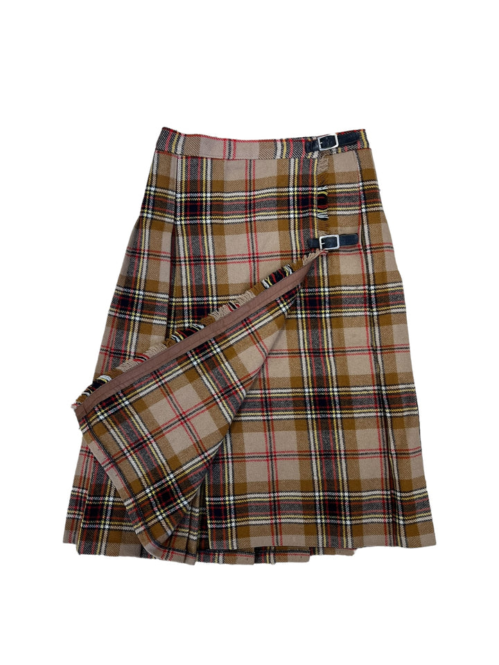 Vintage tartan high waist skirt women’s extra small