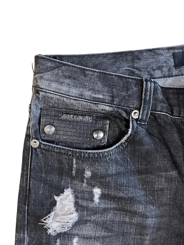 Just Cavalli Distressed Jeans Men’s Large