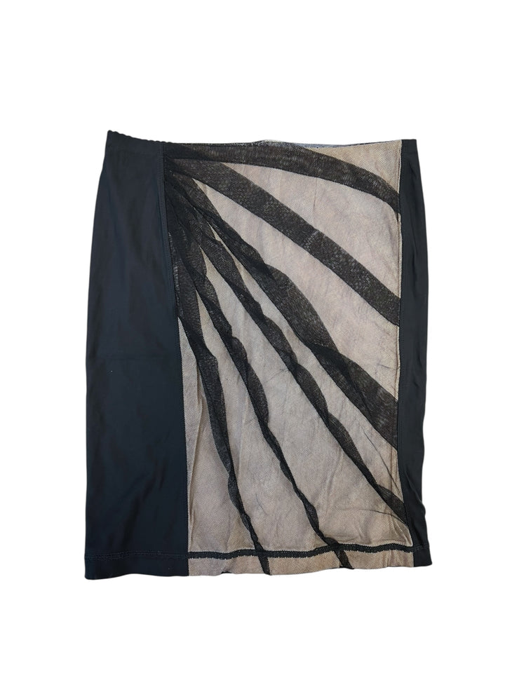 Dolce&Gabbana Vintage Mesh Effect Skirt Large