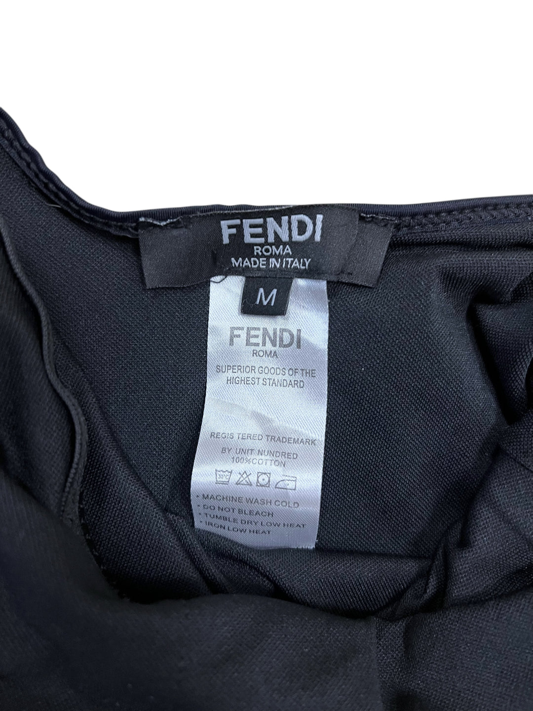Fendi Vintage FF Monogram One-Piece Swimsuit Medium