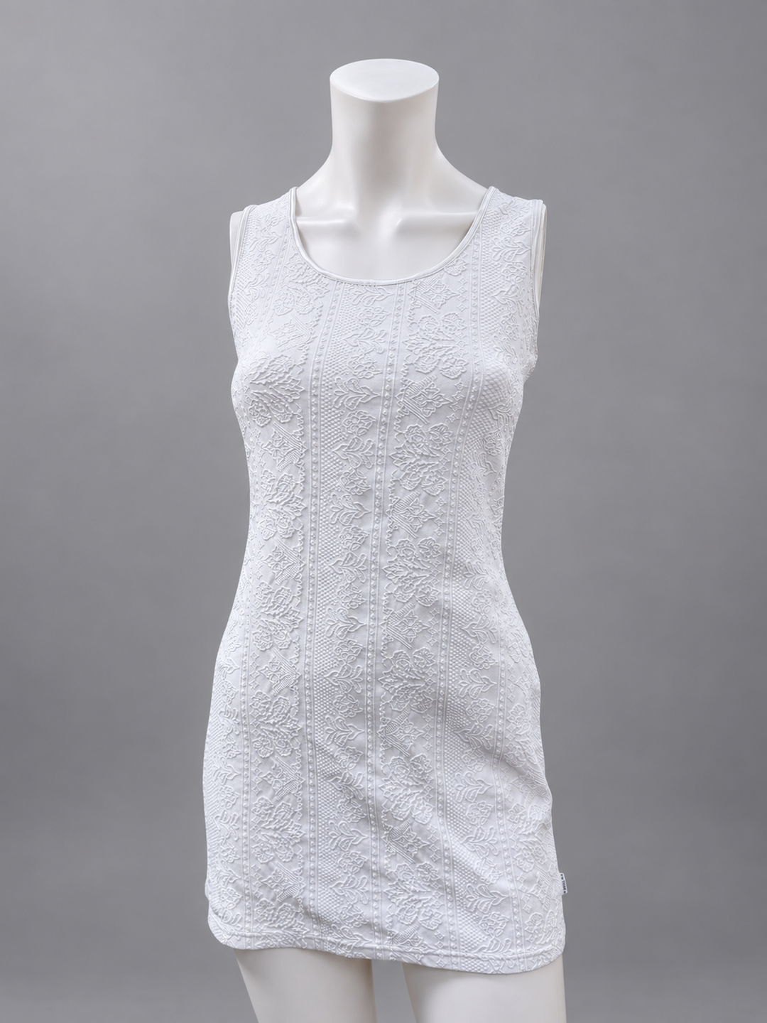La Perla textured white mini dress