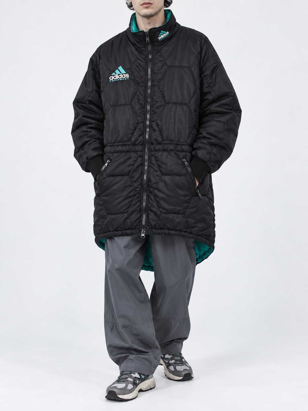 Adidas Equipment 90’s Quilt Padded Coat Men’s Large