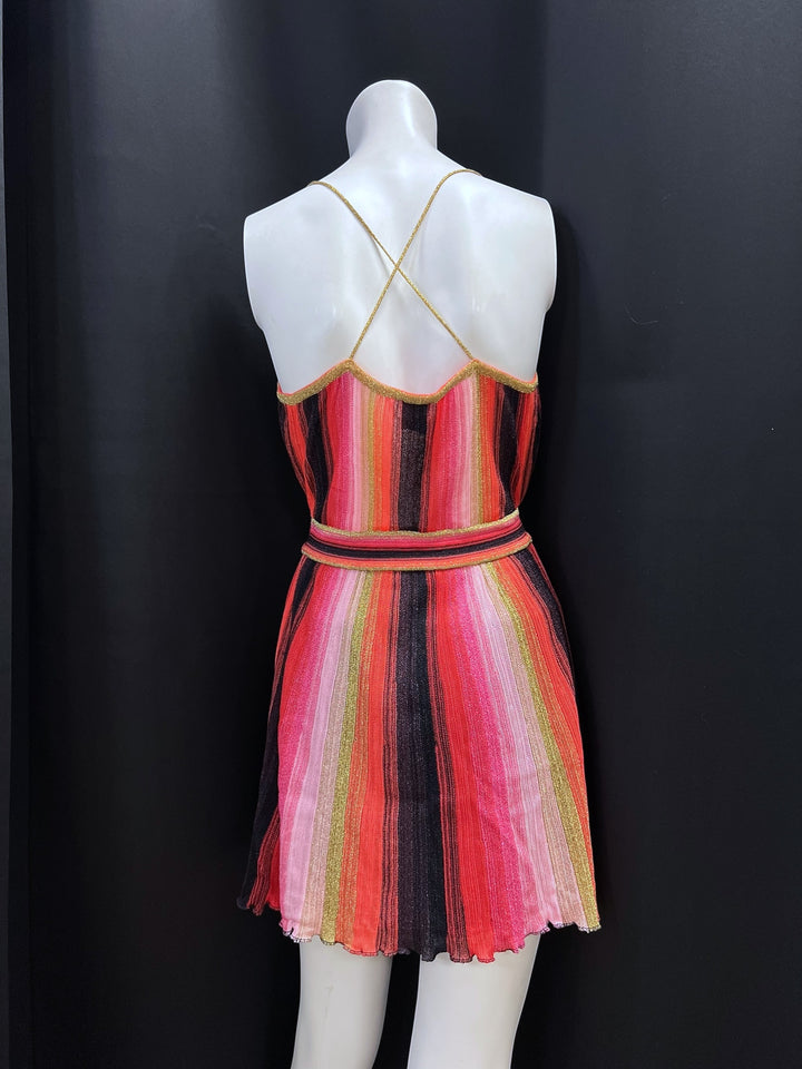 Missoni Multicolor Metallic Knit Midi Dress