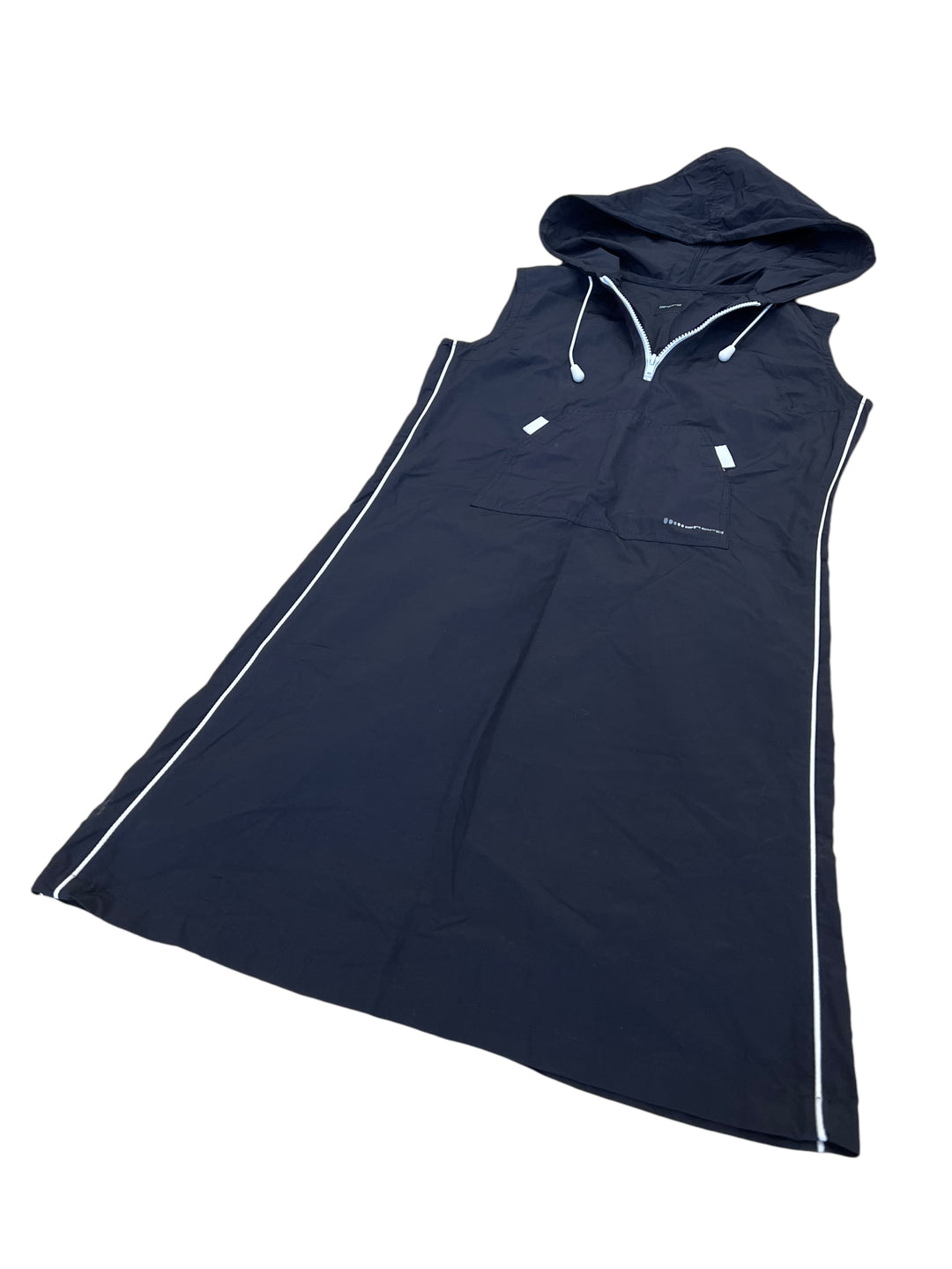 PHARD Y2K sport hooded Nylon dress small
