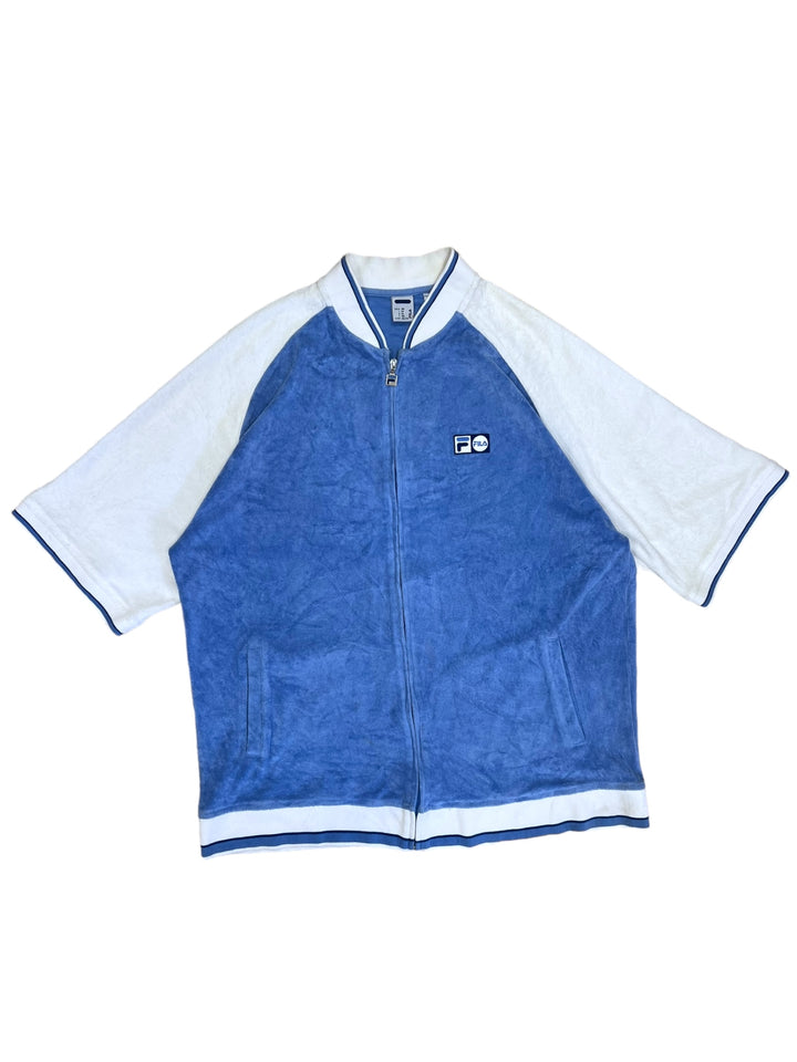 Fila vintage Velour T-shirt jacket men’s XXL